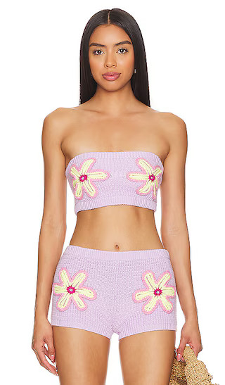 Leah Starfish Top in Lavender | Revolve Clothing (Global)