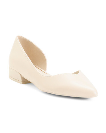 Leather Carolyn Low Heels | TJ Maxx