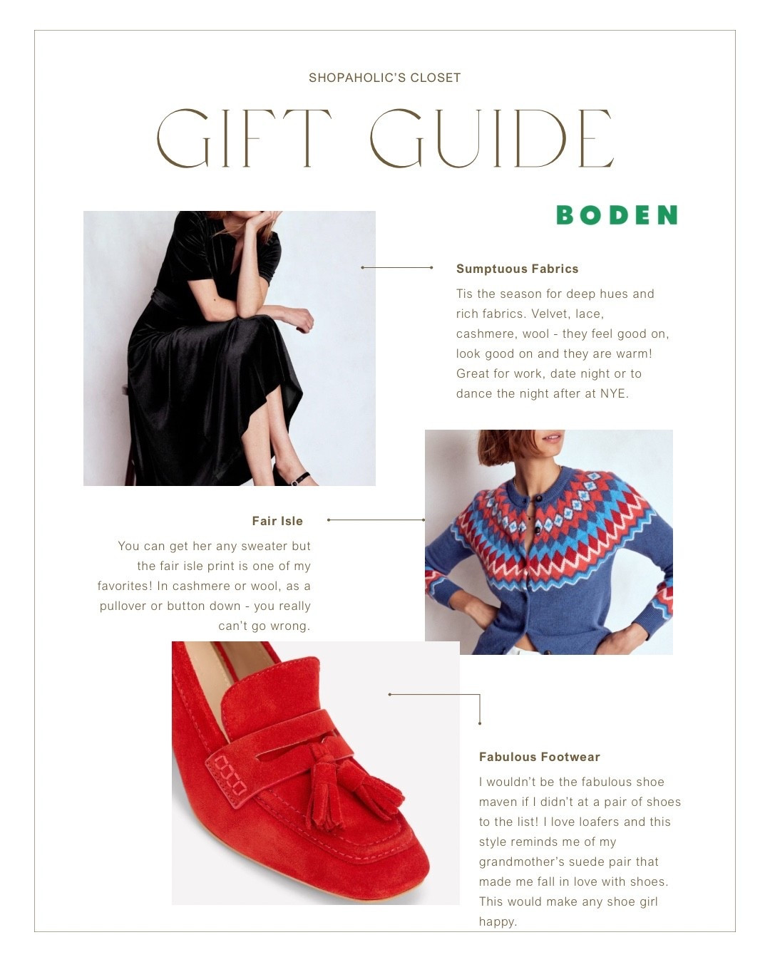 Boden is one of my favorite shops so I’m sharing a gift guide of picks I think will make great gifts.

The Black Friday Edit is live and 40% off. Plus, 20% off everything else.

#shopdeescloset #shopaholicscloset

#LTKSaleAlert #LTKCyberWeek #LTKGiftGuide