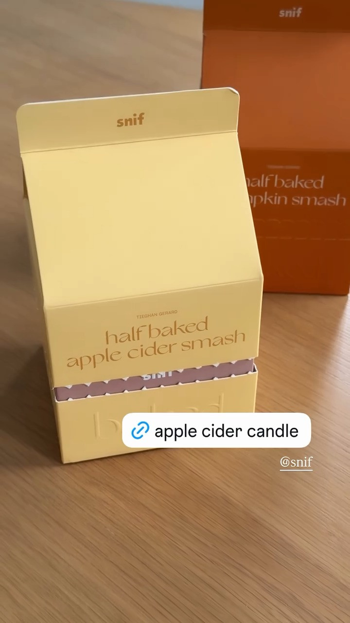 Our snif candles are back! The best pumpkin candle you will ever burn. Apple Cider is also such a treat for your home!

#LTKselfcare #LTKSeasonal #LTKHome