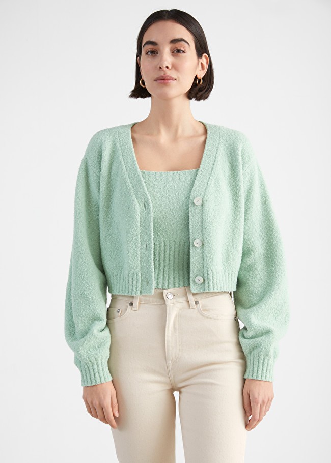 Cropped Boxy Knit Cardigan | & Other Stories (EU + UK)