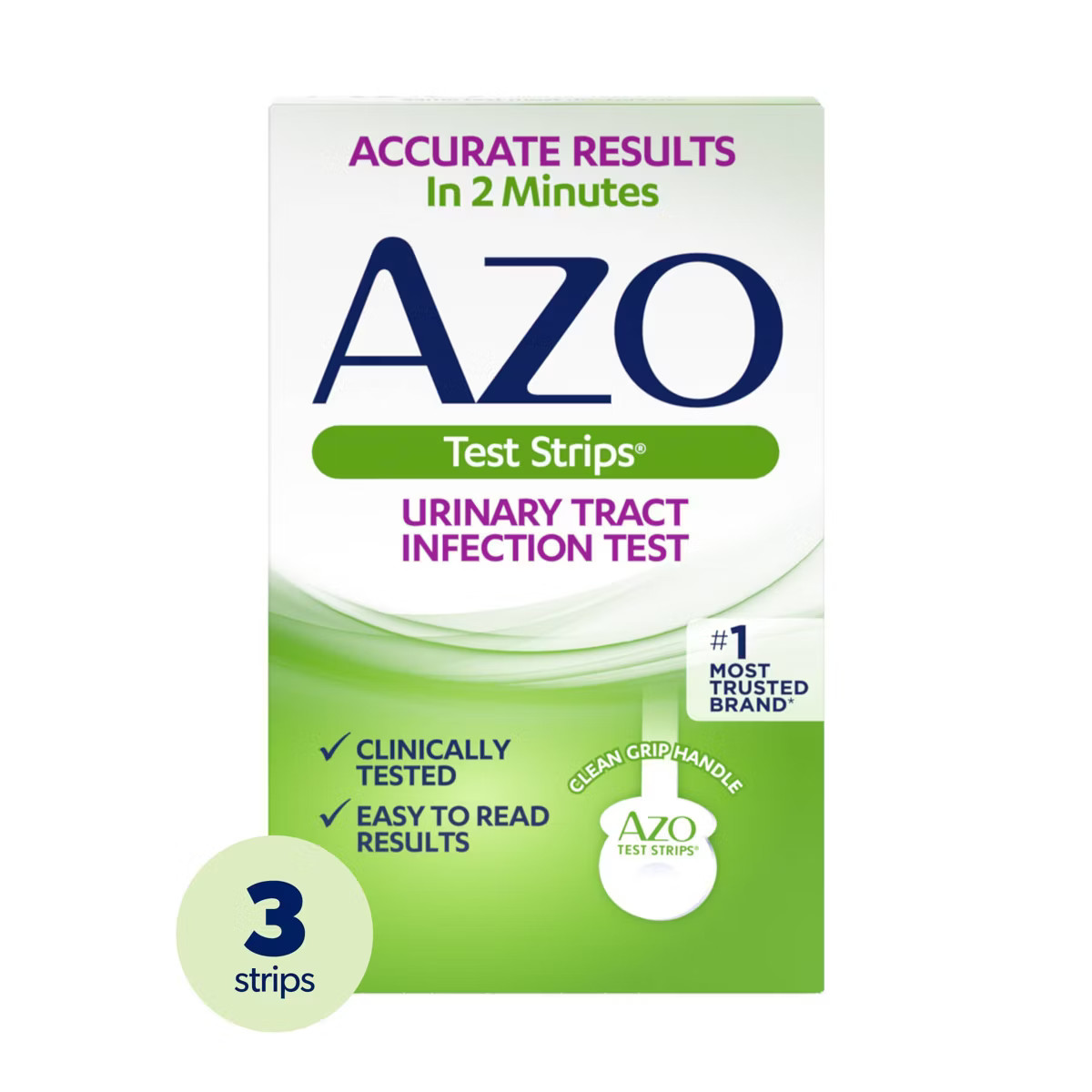 AZO Urinary Tract Infection Test Strips, UTI Test Results in 2 Minutes - 3ct | Target