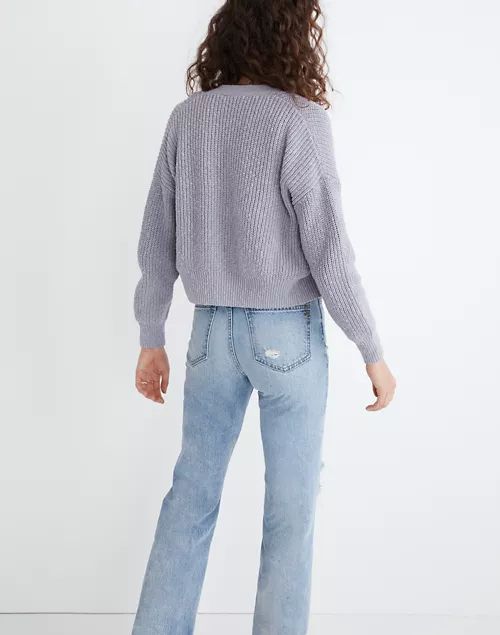 Greywood Crop Cardigan Sweater | Madewell