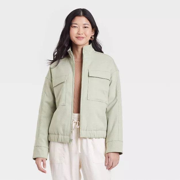 Women's Brushed Padded Jacket - A New Day™ | Target