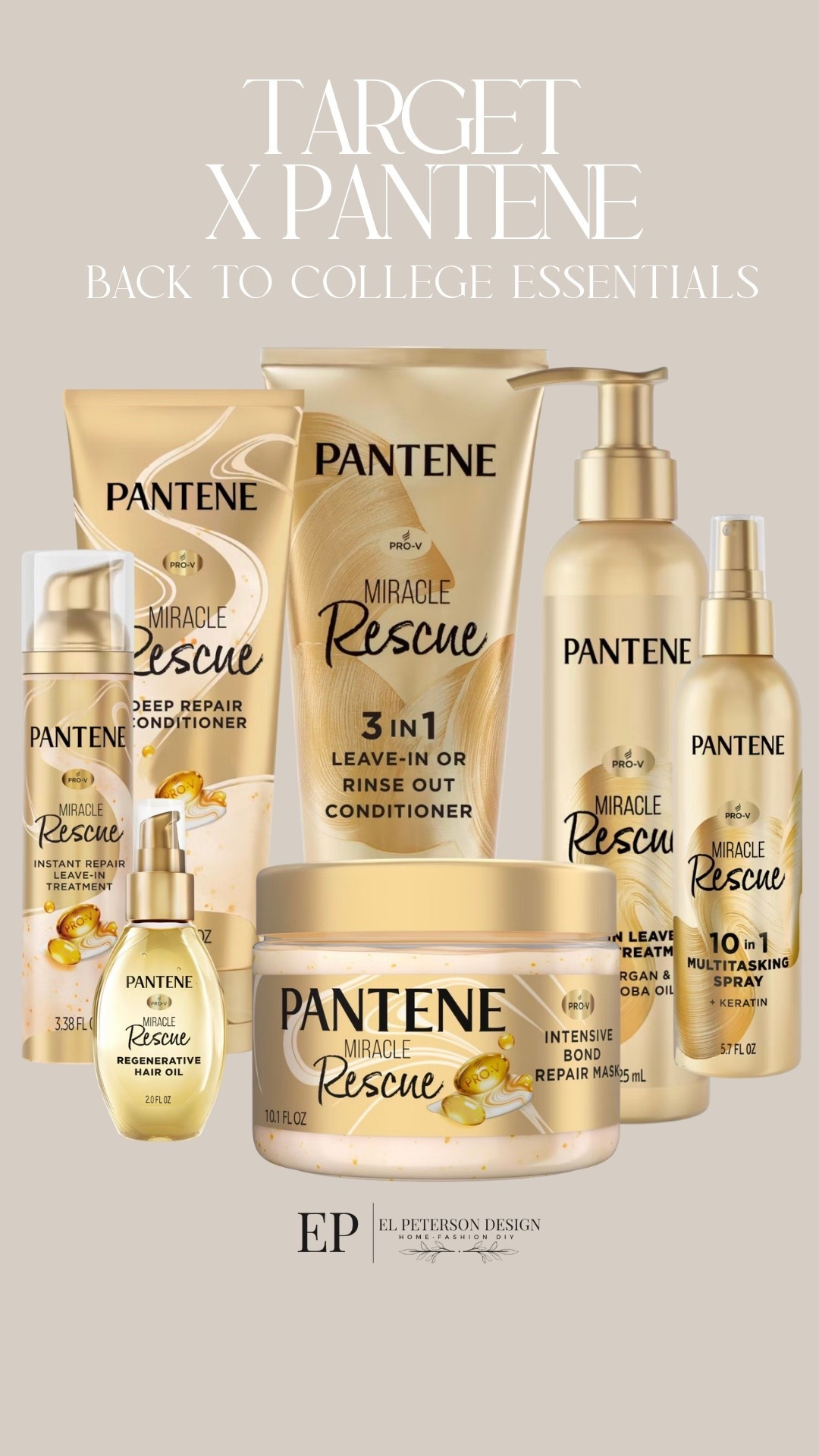 #ad So excited to partner with @Target and @Pantene as we get everything ready for college! 
Come shop with me at Target as we pick up a few self-care essentials to help make the transition a little easier. One thing I wanted to be sure we packed for Gavin was Hair care products!
I grabbed Pantene Pro-V’s Miracle Rescue Collection from Target, including the Intensive Bond Repair Mask to help keep hair feeling healthy and nourished, and the 10-in-1 Leave-In Treatment, which is perfect for quick, easy styling on busy days.
I love knowing these everyday essentials can help build simple self-care habits, even with a packed college schedule. One less thing for him to worry about.
@Target @Pantene
#ad #targetpartner #BackToCollege

#LTKselfcare #LTKgrwm #LTKBeauty