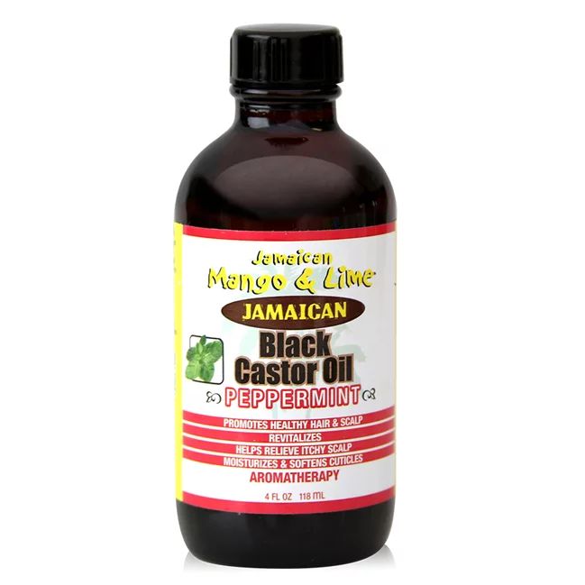 Jamaican Mango & Lime Black Castor Oil with Peppermint, 4 fl oz | Walmart (US)