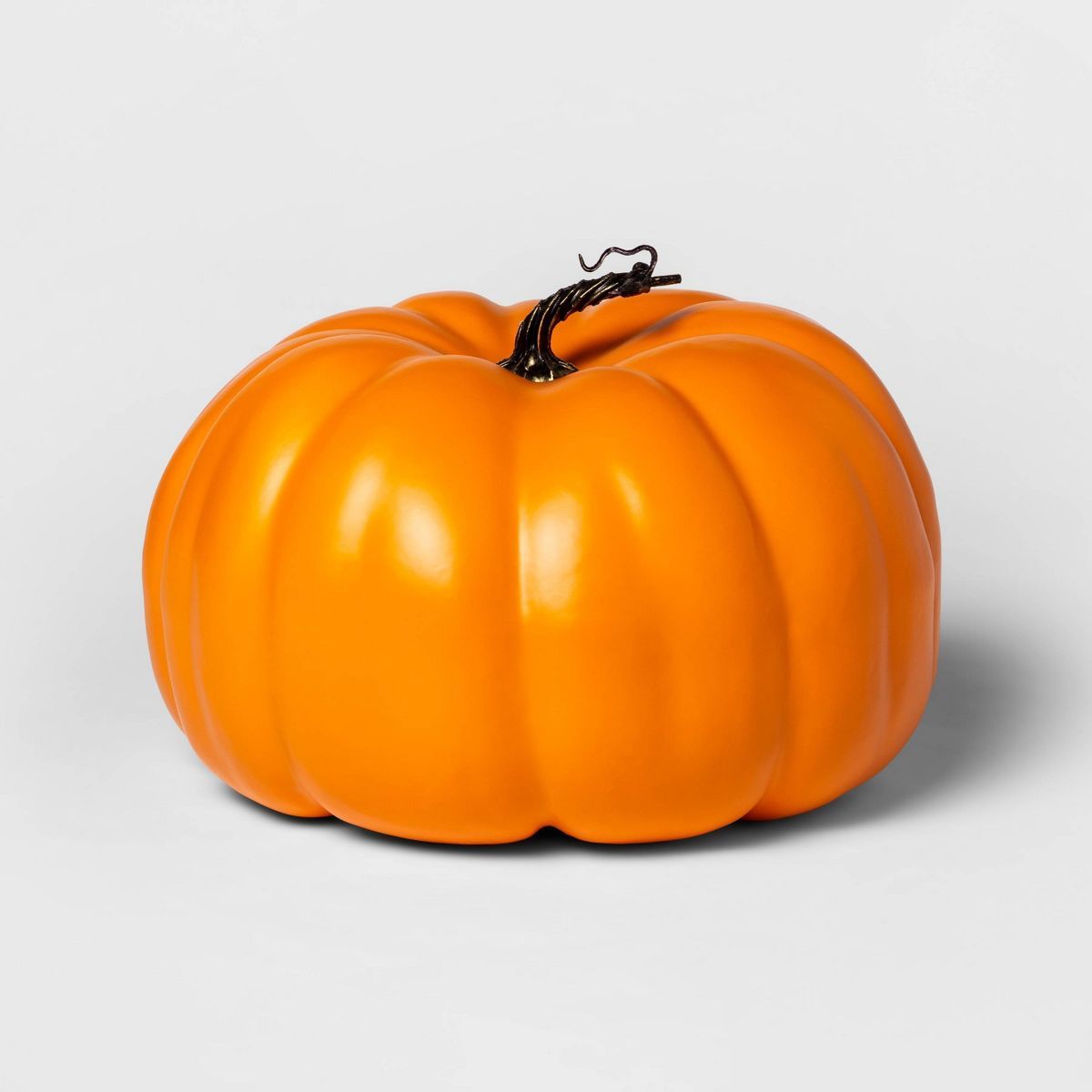 14" Painted Pumpkin Orange Halloween Decorative Sculpture - Hyde & EEK! Boutique™ | Target