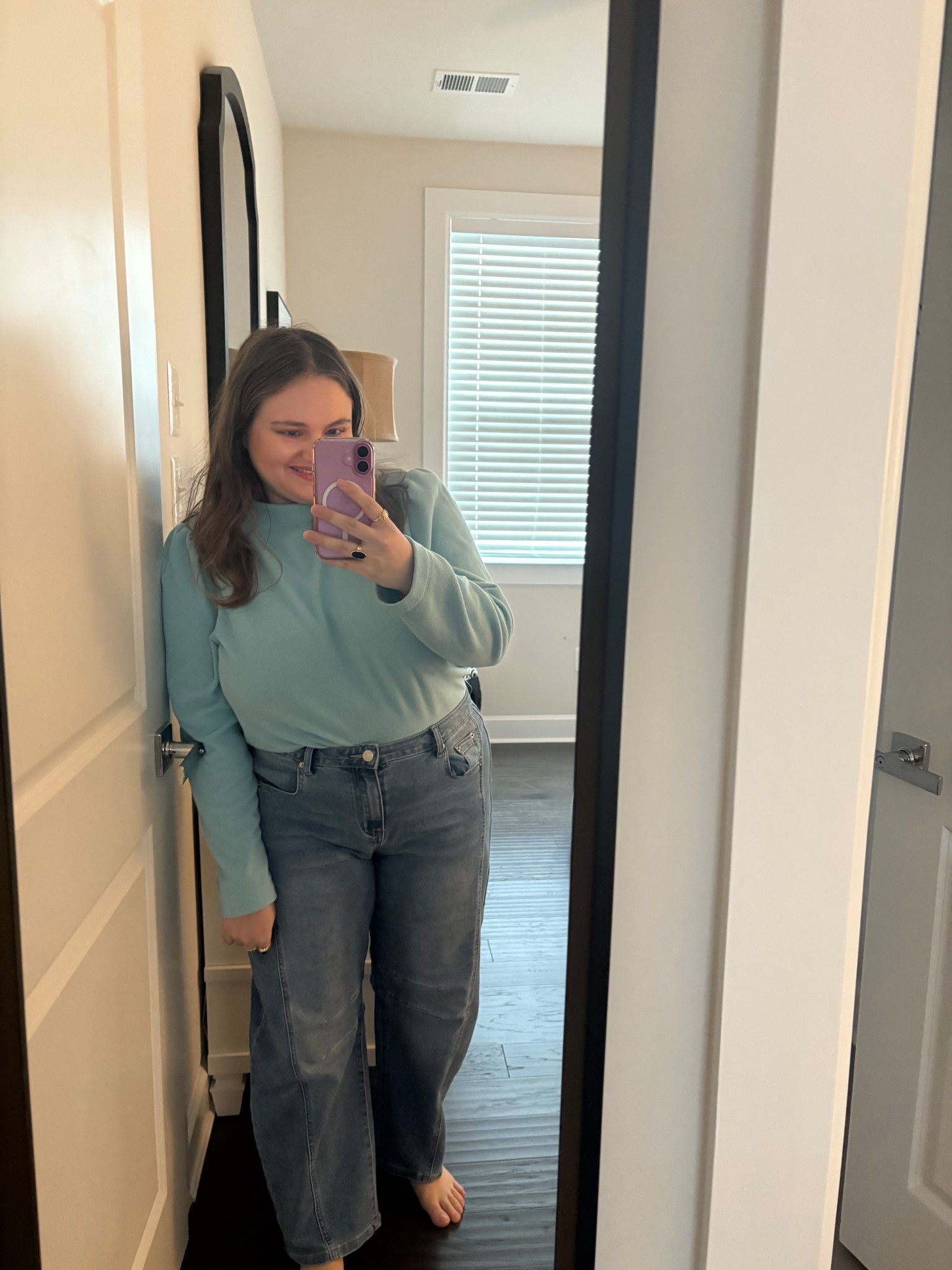 December 27, 2025 OOTD!

Turtleneck • Fleece Turtleneck • Blue Sweater • Blue Turtleneck • Turtlenecks • Barrel Jeans • Jeans 

#LTKgrwm #LTKSeasonal #LTKootd