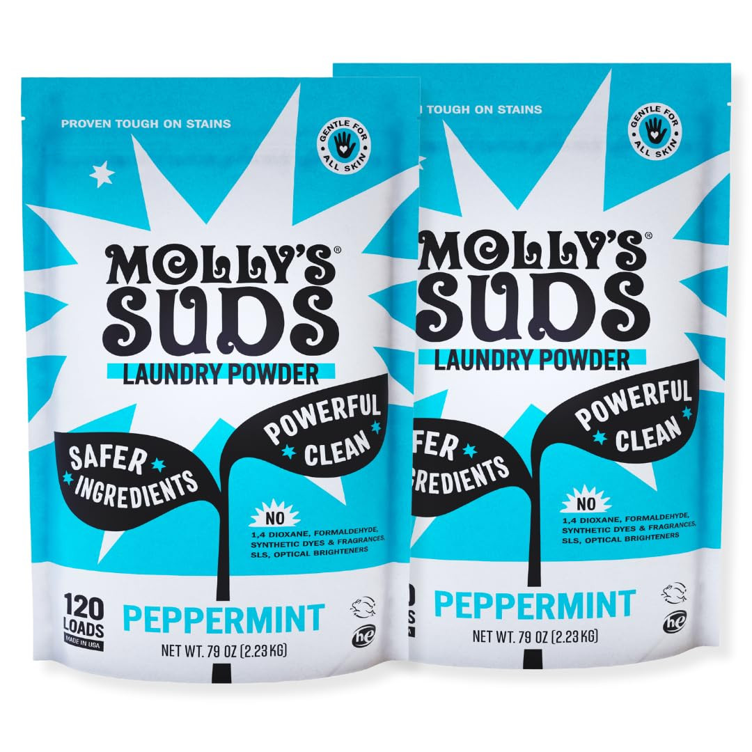 Molly's Suds Original Laundry Detergent Powder | Clean Laundry Detergent Powder for Sensitive Ski... | Amazon (US)