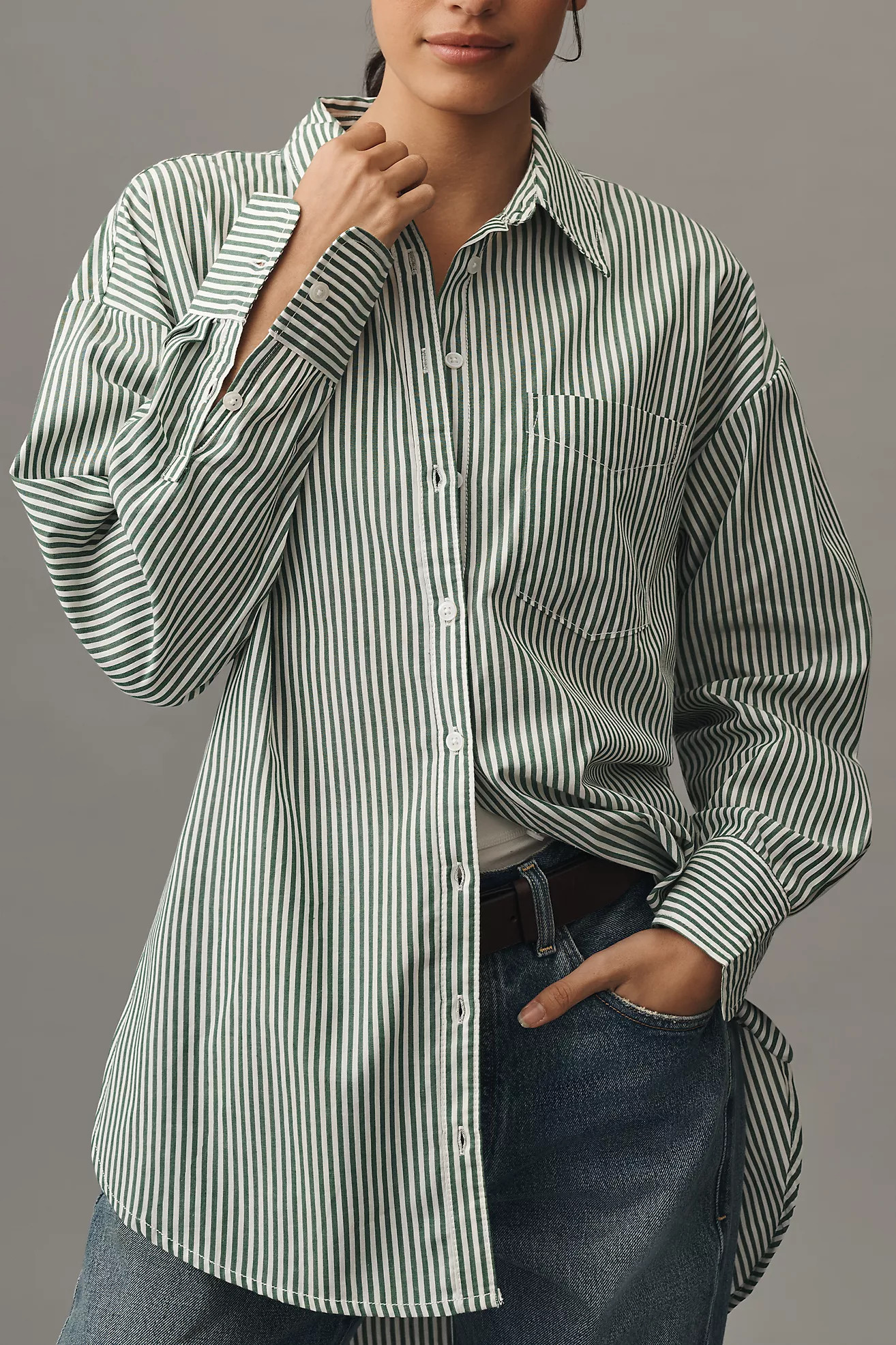 The Bennet Buttondown Shirt by Maeve | Anthropologie (US)