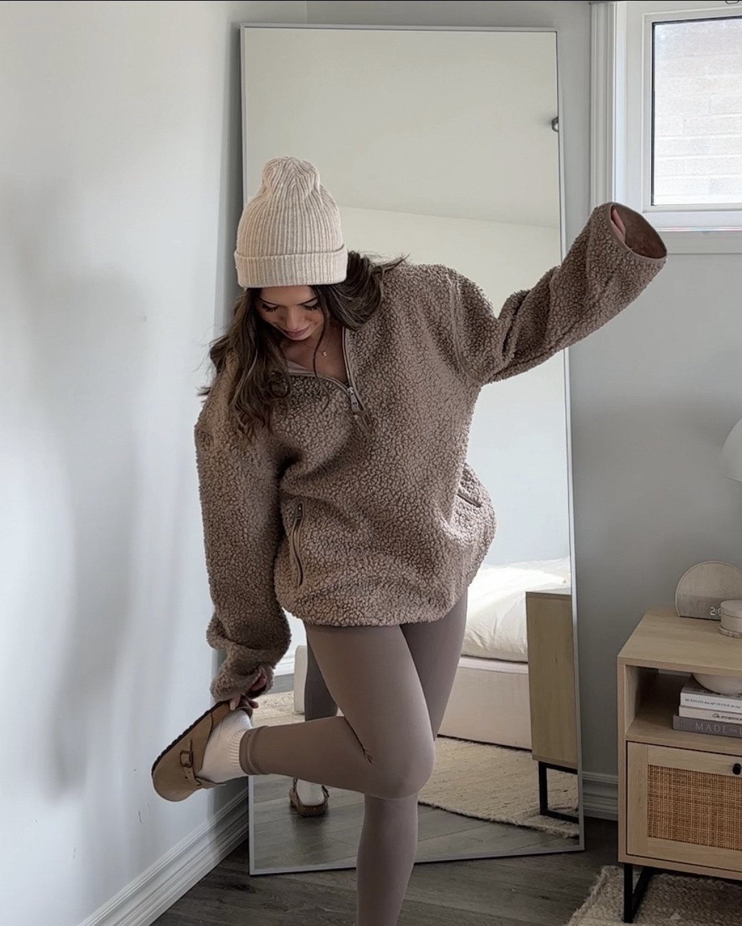 winter sherpa haul 🐻☁️ cozy H&M sweaters & jackets perfect for fall and winter weather

#LTKautumn