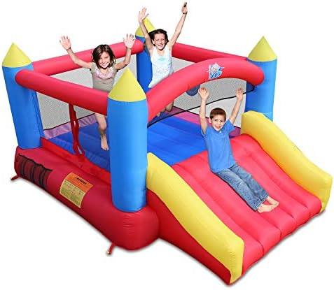 ACTION AIR 2021 Version Bounce House, Inflatable Bouncer with Air Blower, Jumping Castle with Sli... | Amazon (US)