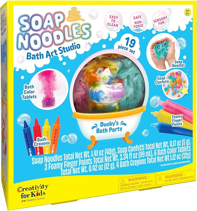Creativity for Kids Soap Noodles Bath Art Studio | Mix, Paint & Create with Bath Crayons, Soap No... | Amazon (US)