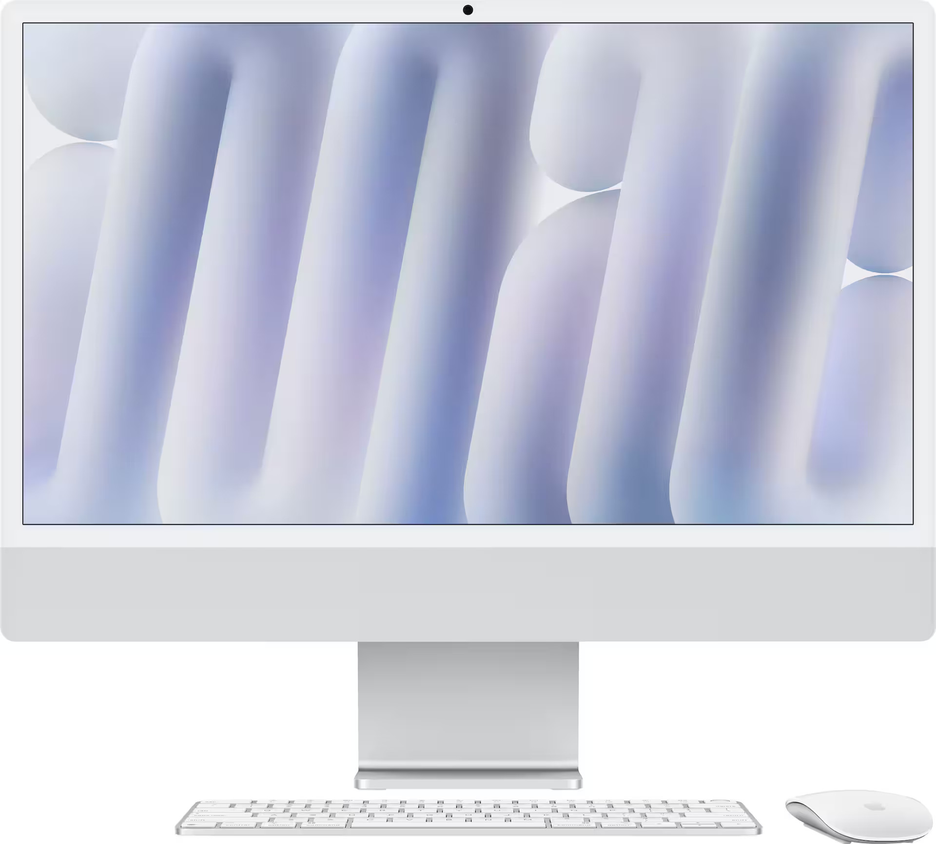Apple - iMac 24-inch All-in-One - M4 chip - Built for Apple Intelligence - 16GB Memory - 256GB SSD - Nano-texture glass - Silver | Best Buy U.S.