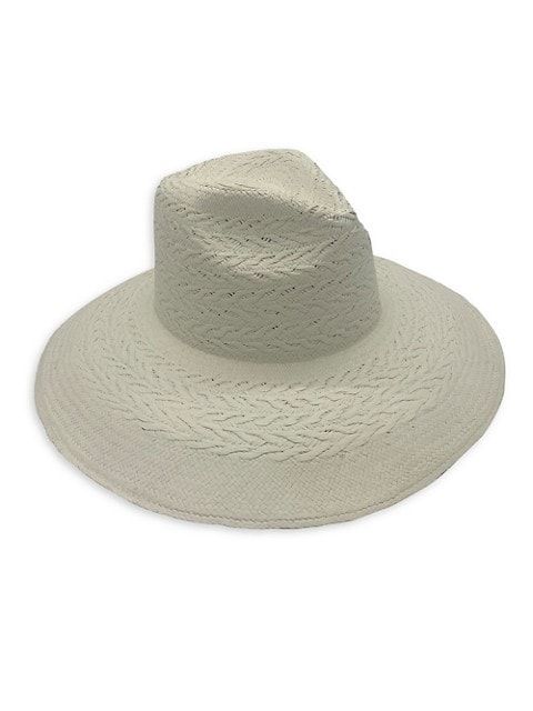 Redwood Woven Straw Fedora | Saks Fifth Avenue