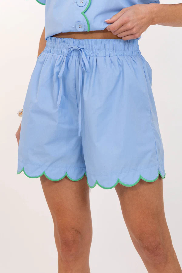 The Way To Be Blue Shorts | The Mint Julep Boutique