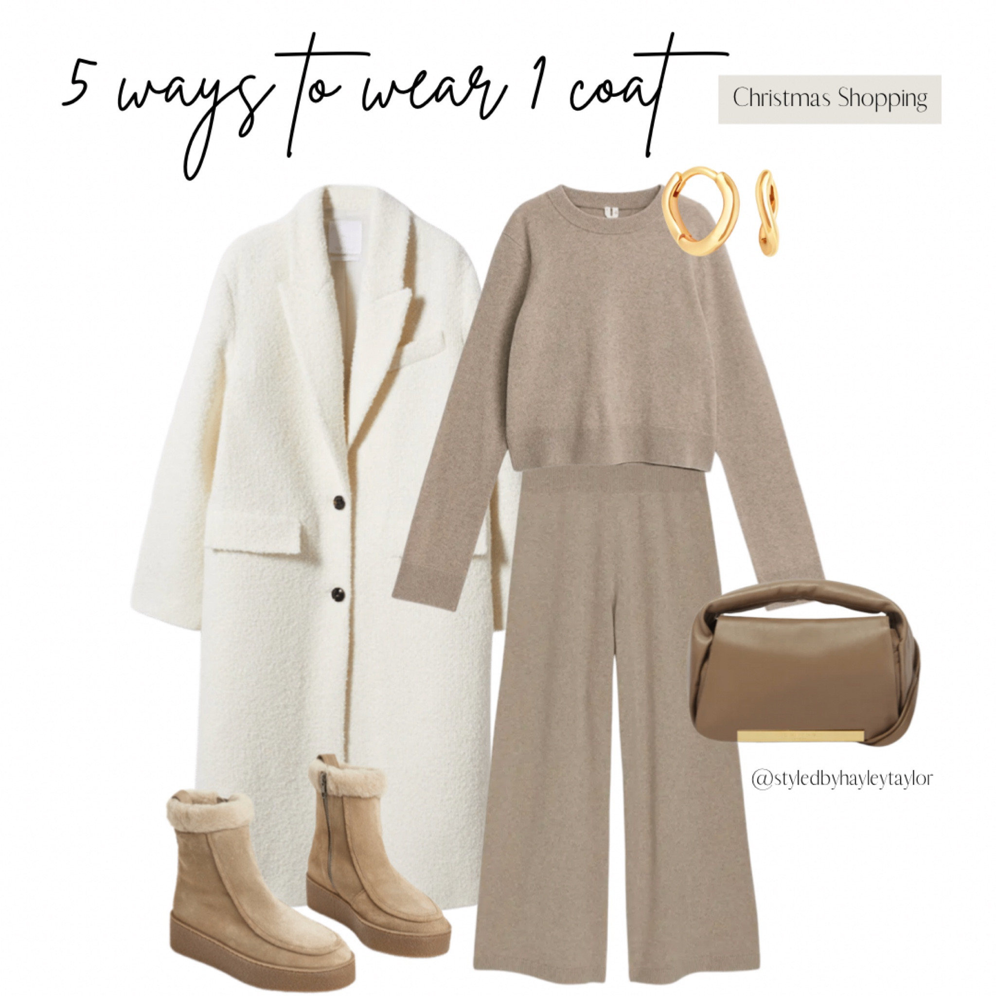 5 ways to wear 1 coat ✨

The white coat paired with this cashmere set helps elevate this overall casual day look. Keeping it tonal also creates a seamless & classy look  

#LTKSeasonal #LTKeurope #LTKstyletip