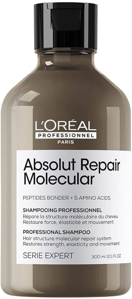 L’Oréal Professionnel Absolut Repair Molecular Sulphate Free Shampoo, For Extremely Damaged Ha... | Amazon (UK)