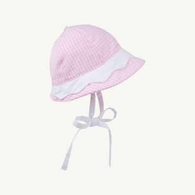 Hollingsworth Hat - Pink Greenbrier Gingham | The Beaufort Bonnet Company