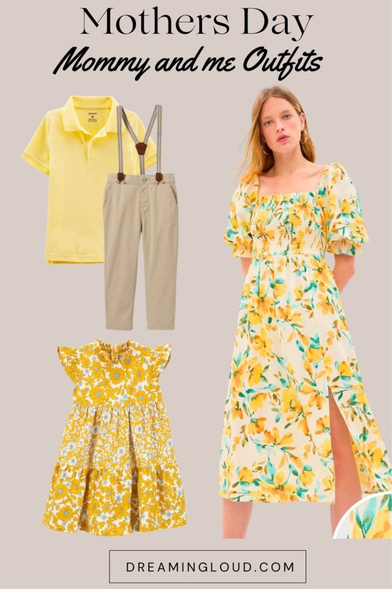 Mommy and me twinning outfit ideas for Mother's Day
@gap dress 
@oshkoshgosh toddler girl dress and toddler boy suspender pant 

#LTKfamily #LTKbaby #LTKkids