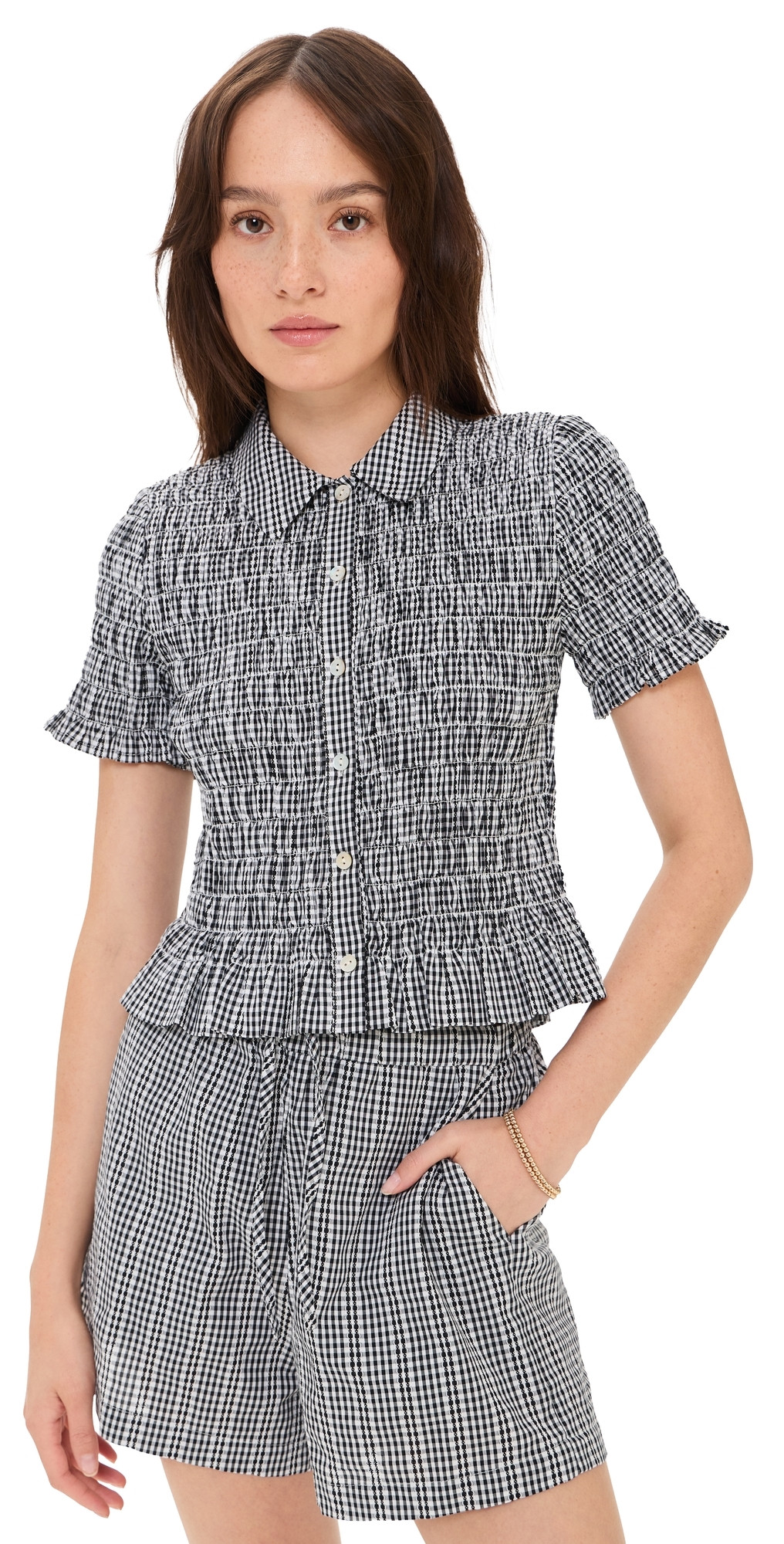 RAILS Alton Top Black Gingham XL | Shopbop