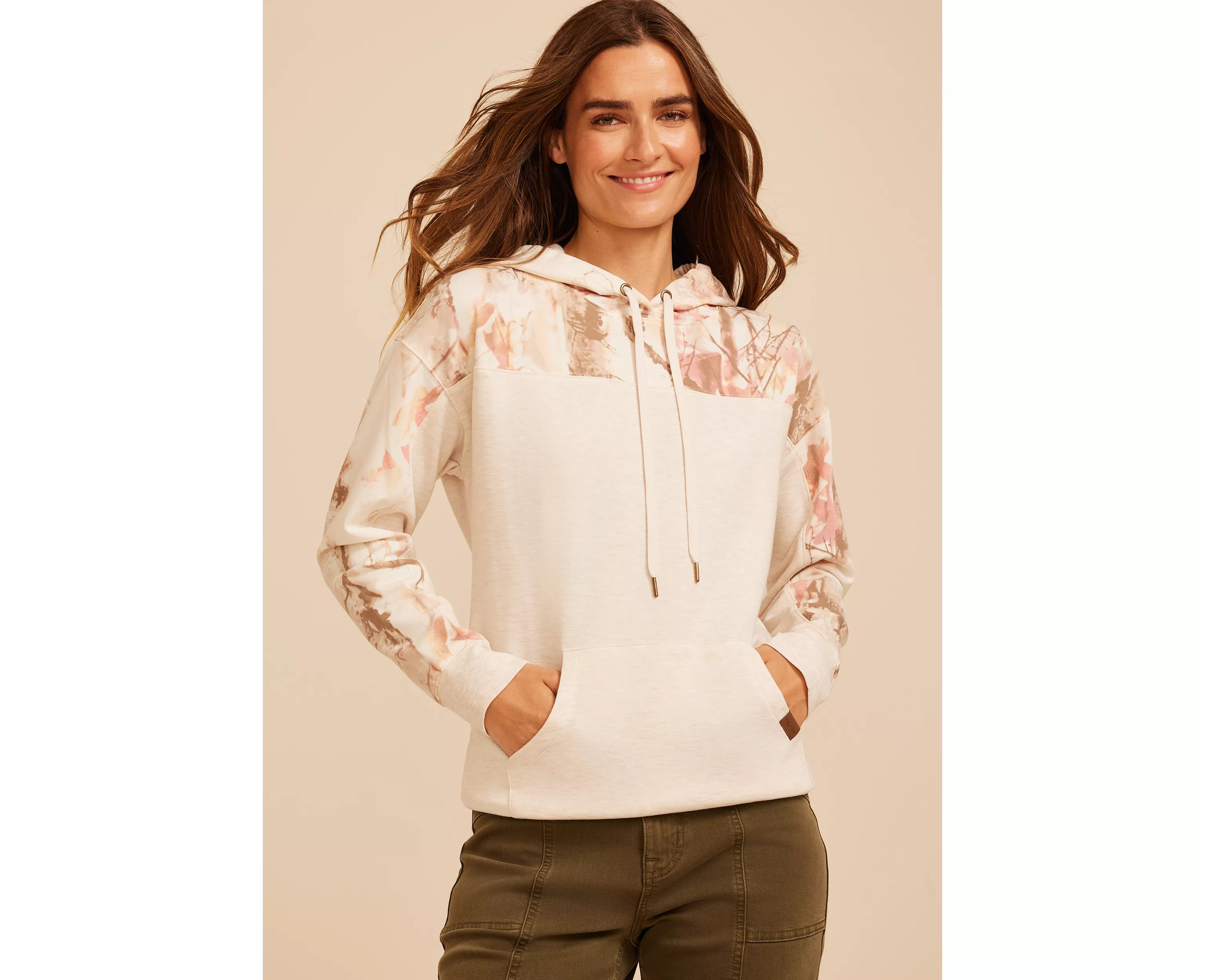 Homeward Colorblock Camo Hoodie | maurices | Maurices