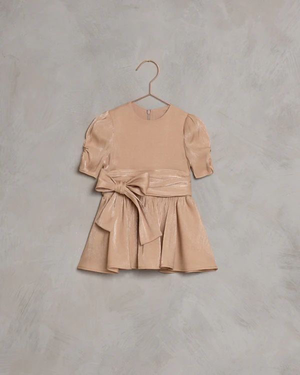 joesephine dress | metallic apricot | Noralee