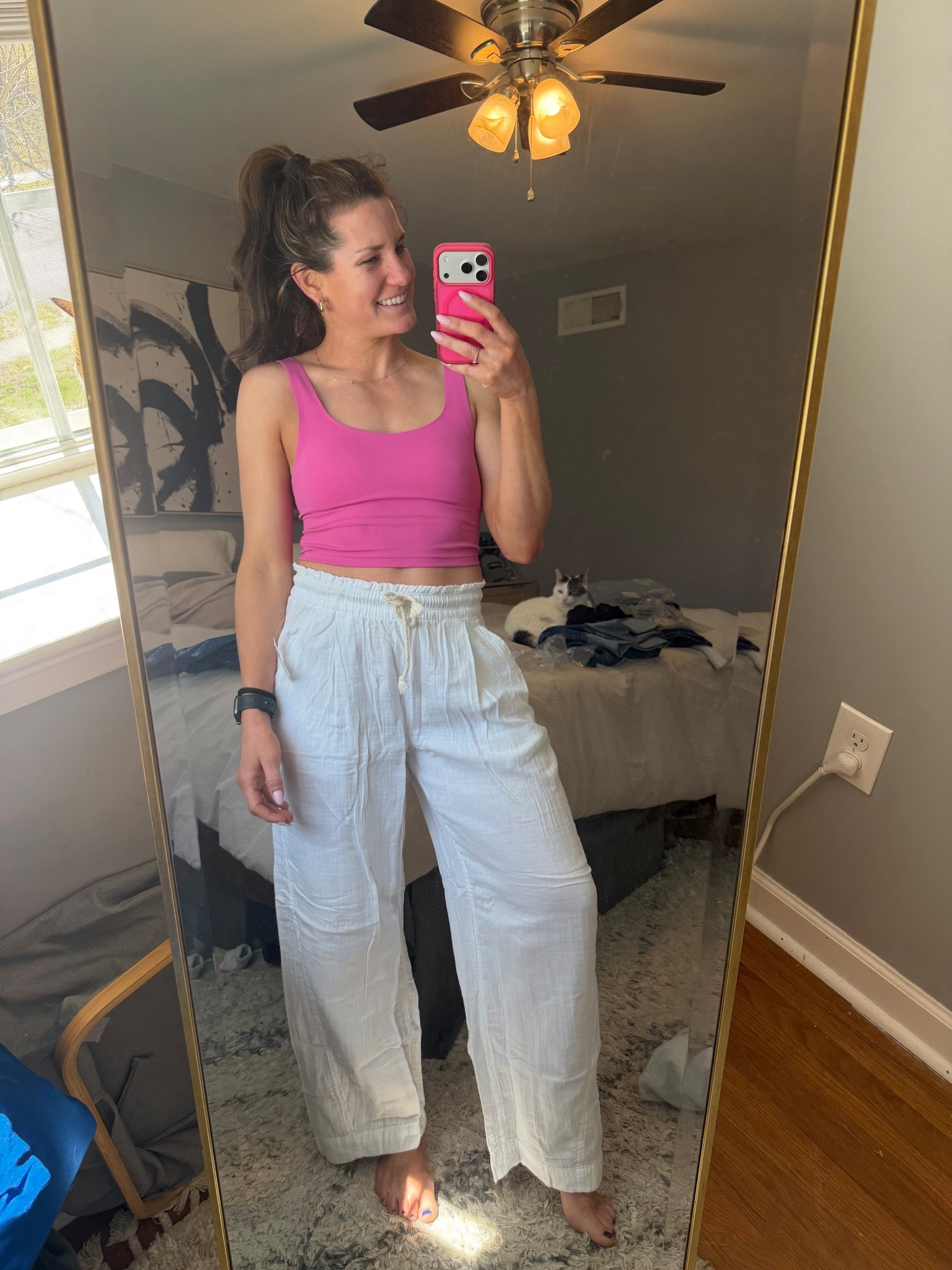 Old Navy linen barrel pant is a must for spring & summer ✨

#oldnavy #linen