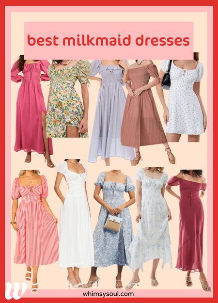 With summer fast-approaching, milkmaid dresses are all the rave, they’re an easy way to look super put together with little to no effort! Here are some options we are loving right now 🤩✨

#Dresses #Milkmaid #MilkmaidDresses #Dress #Style #Beauty #OOTD #Outfit #OutfitInspiration 

#LTKStyleTip #LTKBeauty #LTKSeasonal