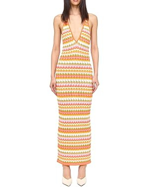 Ronny Kobo Women's Yael Knit Halter Maxi Dress | Amazon (US)