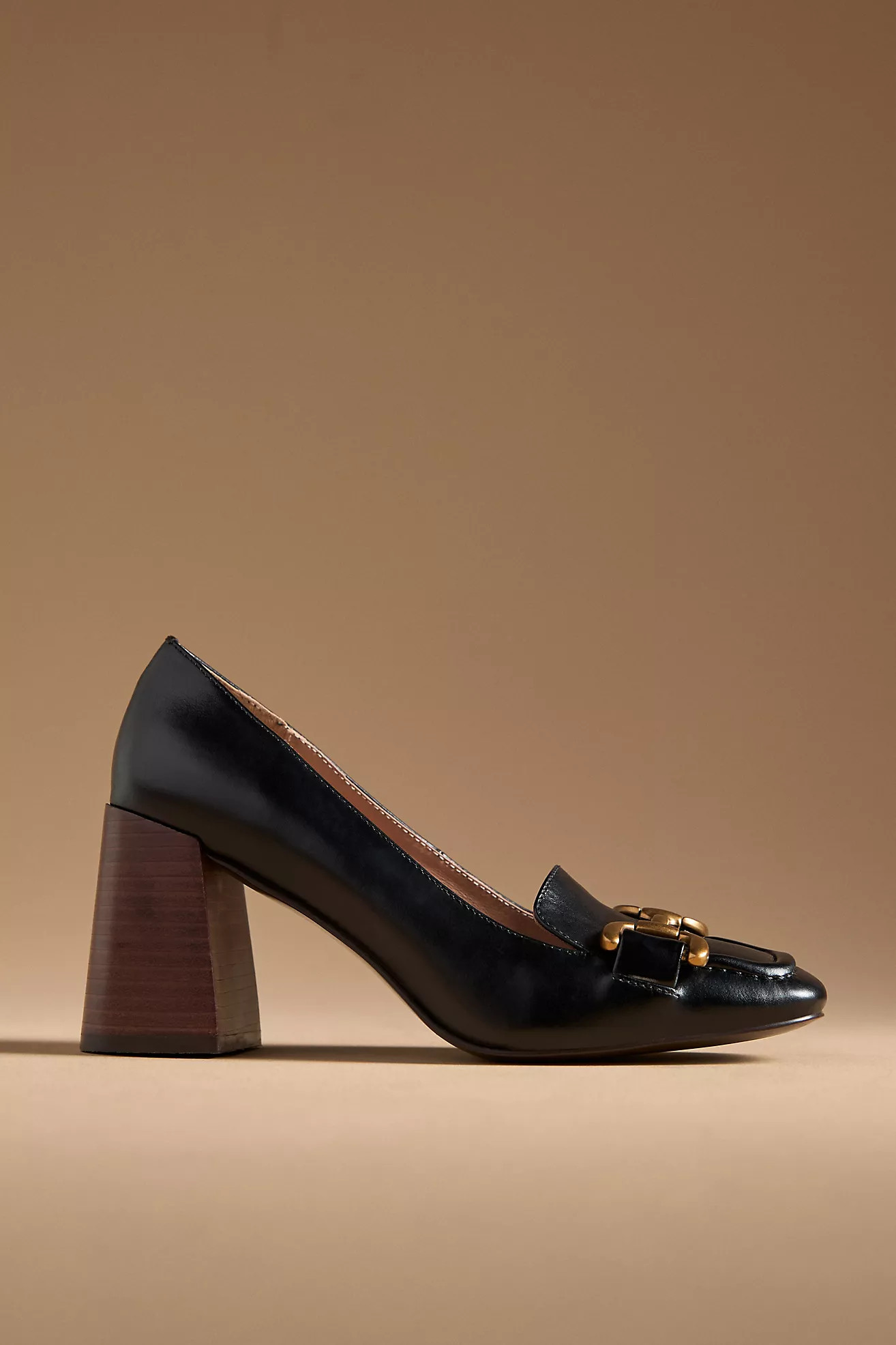 Bibi Lou Zagreb Wood Stacked Heels | Anthropologie (US)