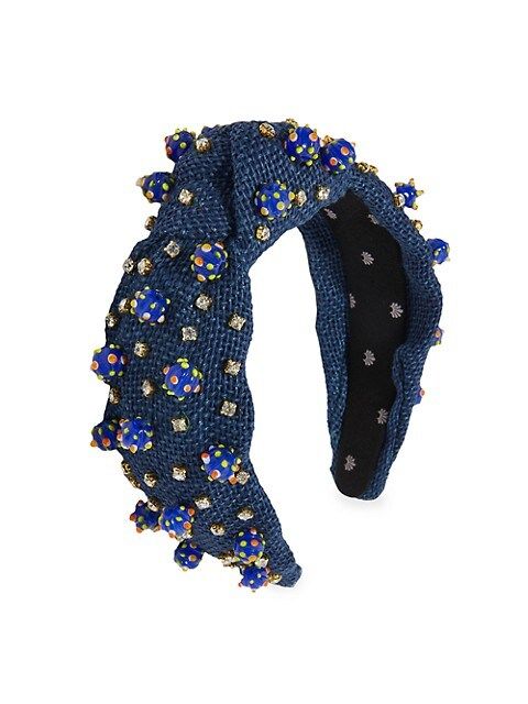 Embellished Knotted Headband | Saks Fifth Avenue