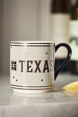 The Bistro Tile Stoneware Mug: Jetsetter Edition | Anthropologie (US)