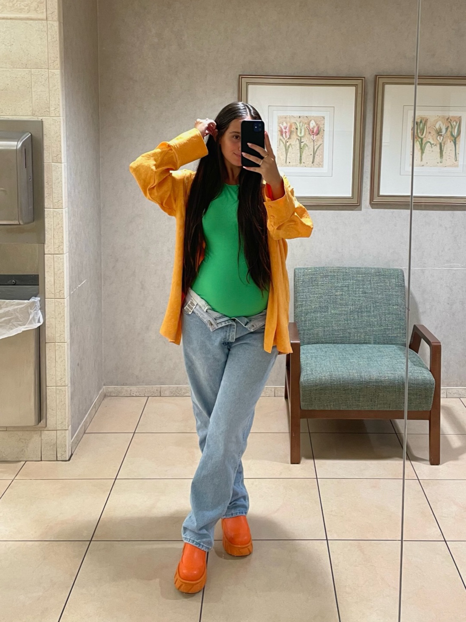 sunday (mostly) thrifted fit featuring some perfect dupes 🧡

thrifted look | maternity | pregnancy style | fall fashion 

#LTKSeasonal #LTKHoliday #LTKbump