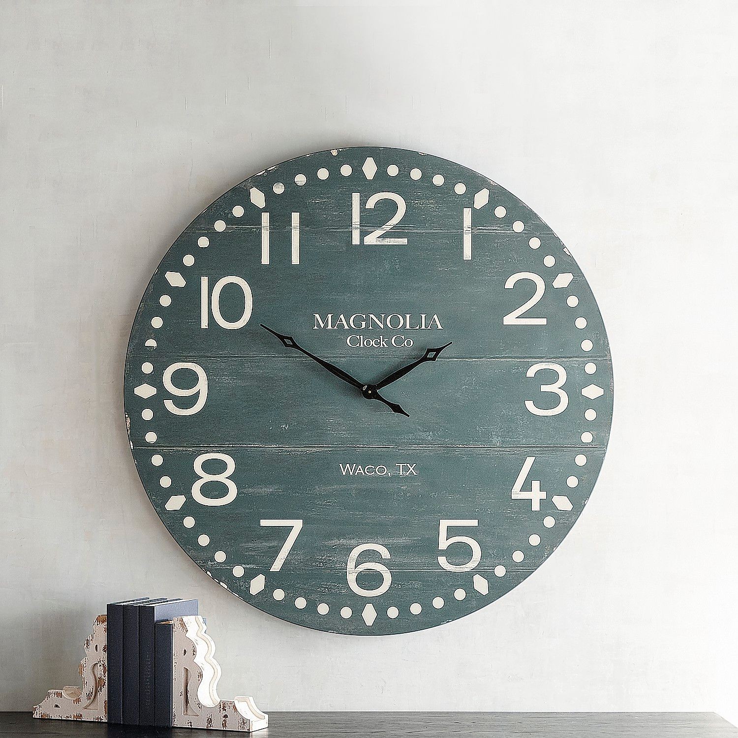 Magnolia Home Courthouse Black Wall Clock | Pier 1 Imports