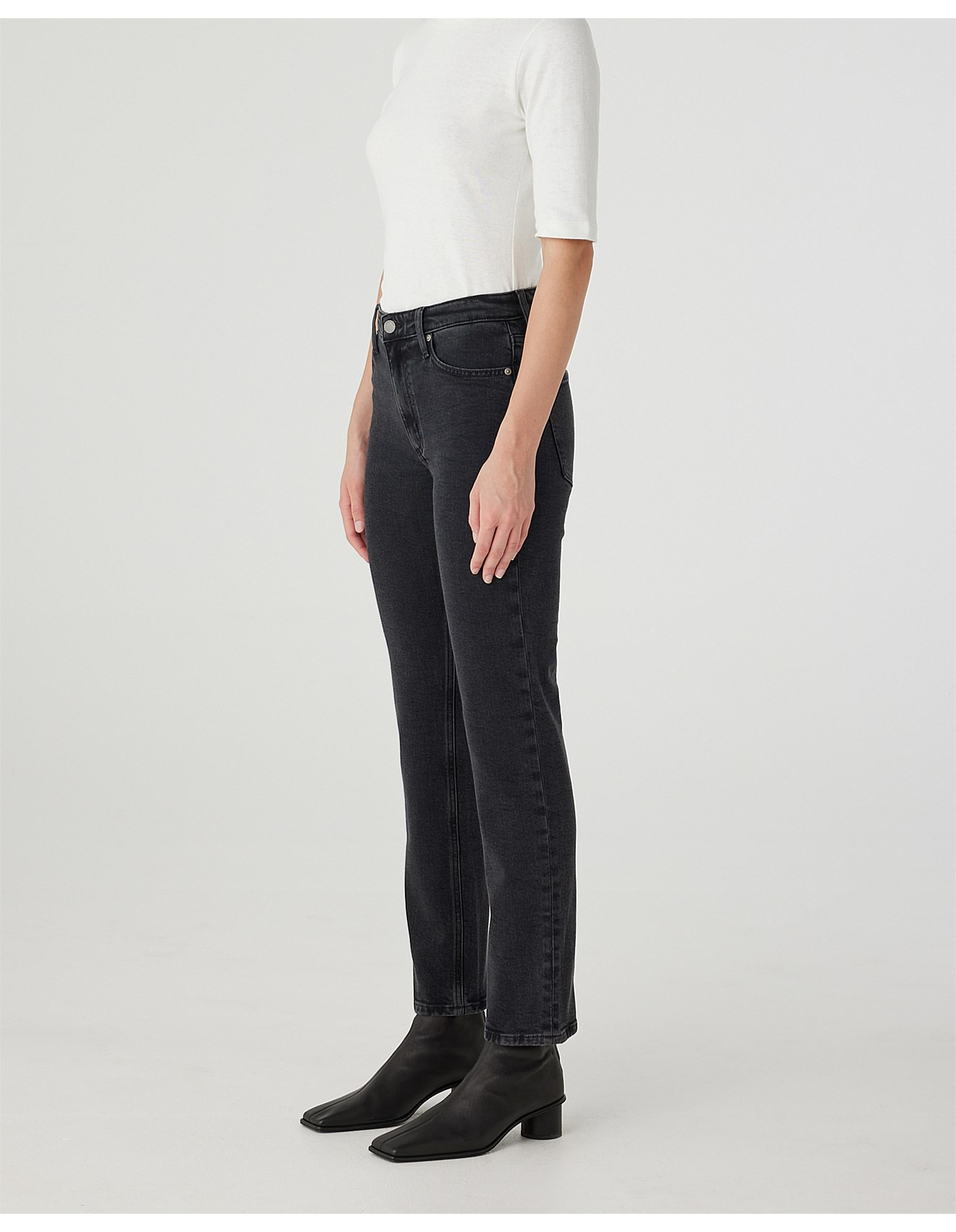 Nobody Denim Emily Mid Rise Slim Leg 74 Cm Jean | David Jones | David Jones (Australia & New Zealand)