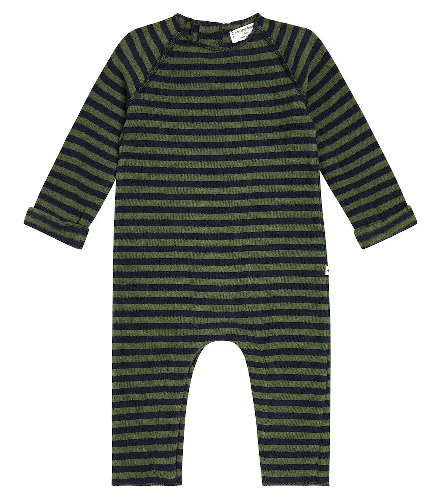 1 + in the Family Baby striped fleece onesie | Mytheresa (US/CA)