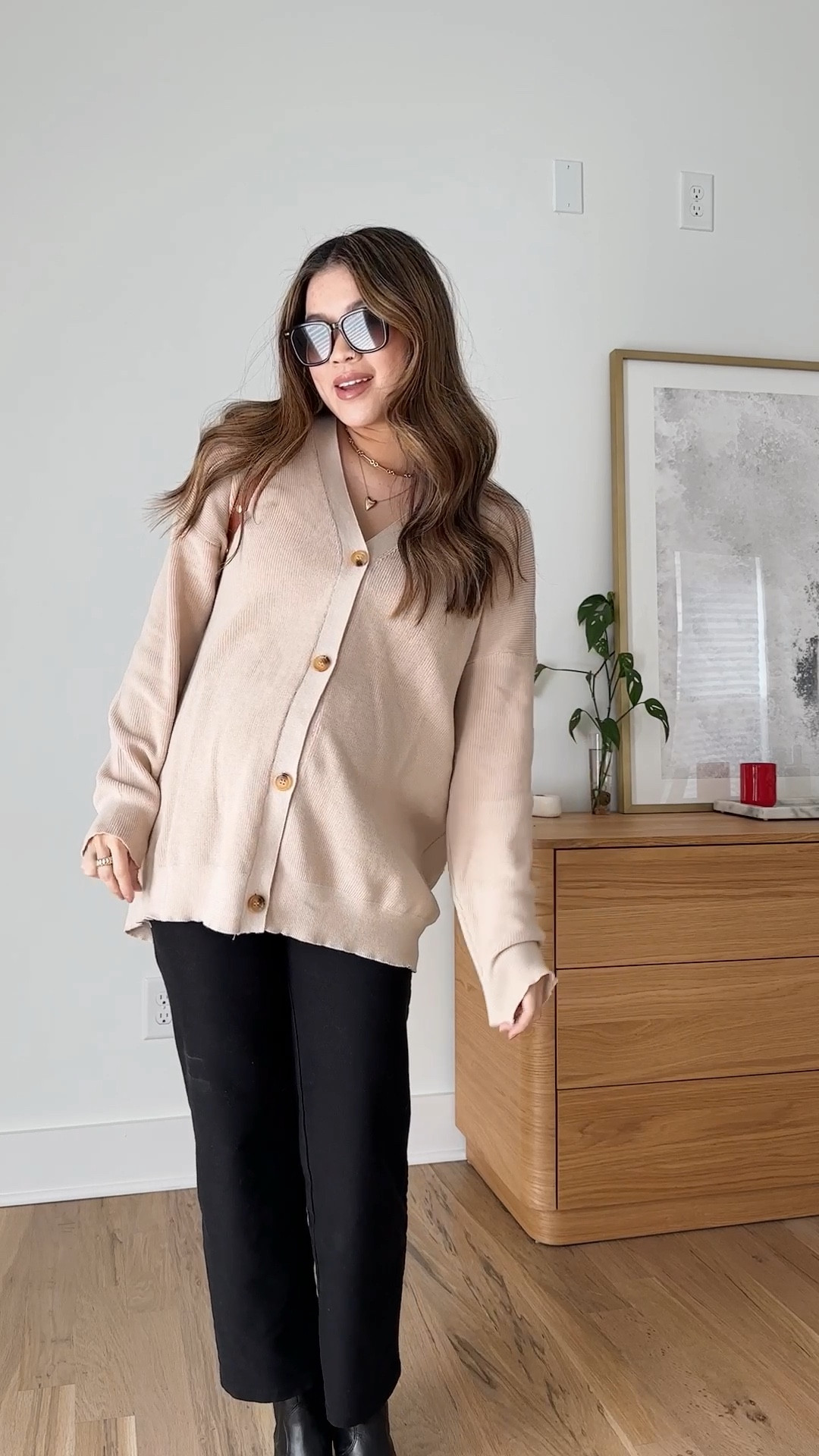 Little outfit of the day at 30 weeks pregnant 🤭 

Top size medium 
Bottoms size small 

maternity outfit ideas, maternity fashion, petite fashion, second trimester outfit ideas, how to dress cute pregnant ,bump friendly outfit ideas, third trimester, workwear, maternity pants, sunglasses 

#LTKbump #LTKbaby #LTKfindsunder50