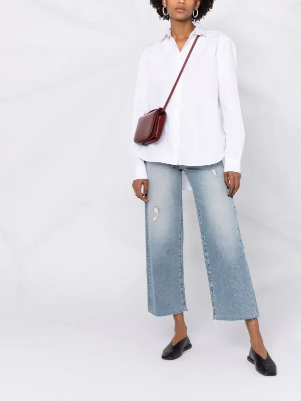 low-back cotton shirt | Farfetch (RoW)