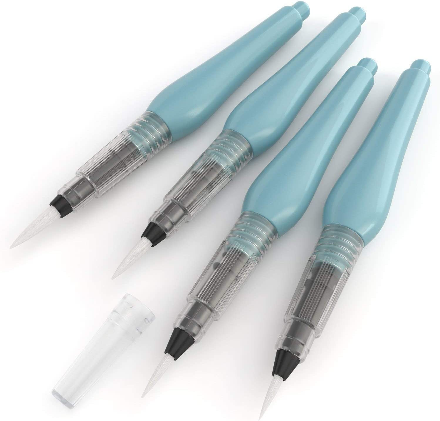 ARTEZA Water Brush Pen - Self-moistening - Portable - Watercolor - (Assorted Tips, Set of 4) | Amazon (US)