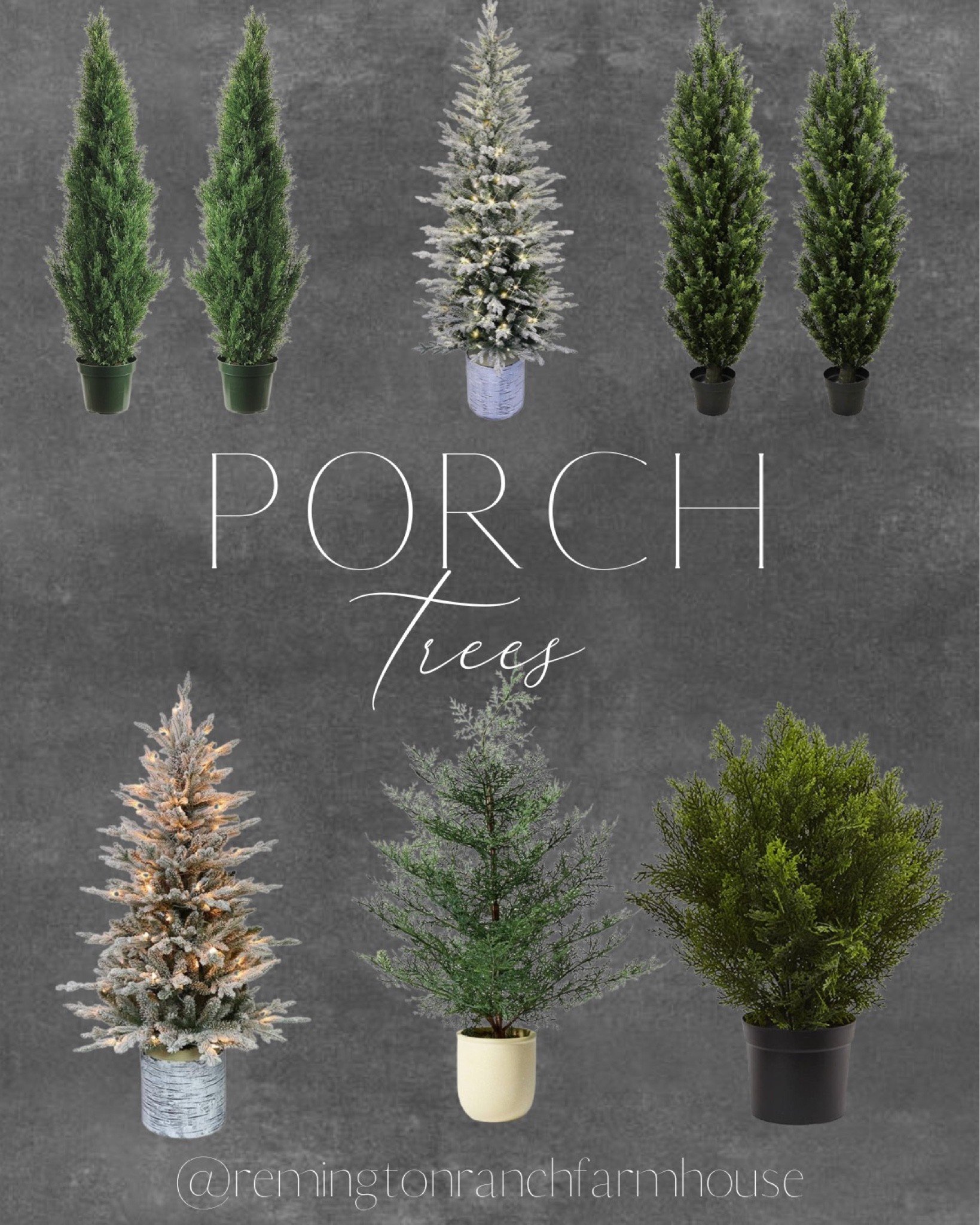 Porch trees - front porch trees - front porch decor - holiday decor 

#LTKHoliday #LTKhome #LTKSeasonal