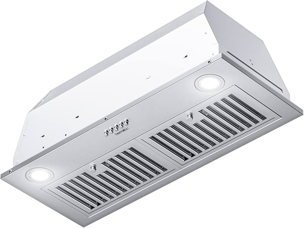 Hermitlux 30 inch Built-in/Insert Range Hood, 600 CFM 3 Speed Vent Hood, Ducted/Ductless Converti... | Amazon (US)
