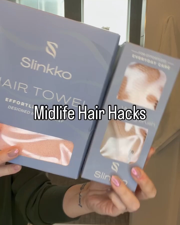 Say HAIR for info

✨Both hairbrush and towel set are 15% off now✨

My hair changed in midlife. I’ve noticed thinning and the texture is different now. These help cut down my drying time and prevents breakage.

Hi, I’m Corina — a 50-year-old mom of four, brand-new empty nester, and proud “Coco” to a sweet baby girl. 💛
I created this space for women navigating midlife style, beauty over 50, and the confidence that comes with experience.

#haircare #midlifebeauty #over40hair #hairproductsthatwork #amazonbeauty 

@slinkko.co