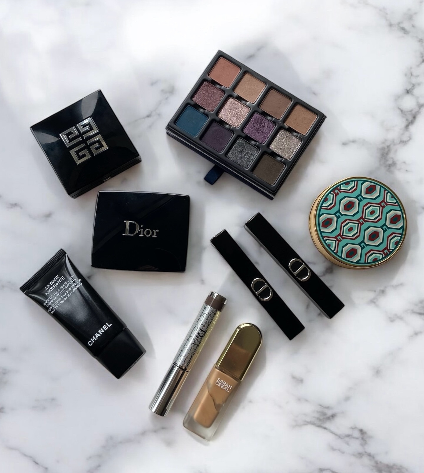 Makeup Look ! 

@viseart Paris Nuit Étoilée Eyeshadow Palette Such Beautiful Gorgeous Palette and amazing colors & Formula. 
@diorbeauty Rouge Blush “Charnelle “One of the best Blush shade Dior has ever Made. 
@guccibeauty Sun-Kissed Glow Powder Bronzer “ 03 Medium “
@givenchybeauty Prisme Libre Powder “Voile Rose” 
@diorbeauty Rouge on stage Lipsticks “120&222” Fantastic Formula also they look amazing with Lip liner. 
@sarah.creal face flex Concealer 
@welovecoco La base matifiante primer 
@diorbeauty Diorshow on set brow “032” 

Makeup Look Details Linked | Viseart Code: MANAR10 

#makeuplook

#LTKBeauty #LTKSeasonal