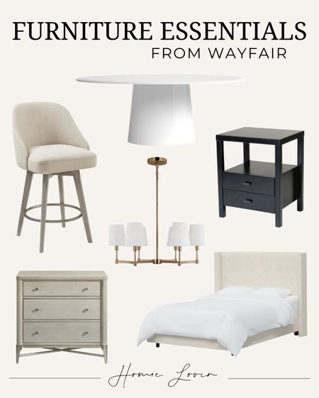 Furniture Essentials from Wayfair!

Furniture, home decor, interior design, barstool, counter stool, dining table, nightstand, chandelier, upholstered bed #Wayfair

Follow my shop @homielovin on the @shop.LTK app to shop this post and get my exclusive app-only content!

#LTKHome #LTKSaleAlert #LTKSeasonal