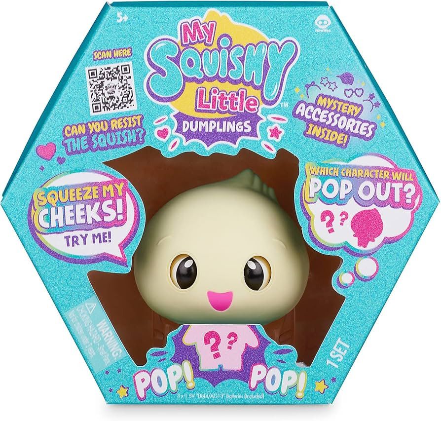 My Squishy Little Dumplings – Interactive Doll Collectible With Accessories – Dip (Turquoise) | Amazon (US)