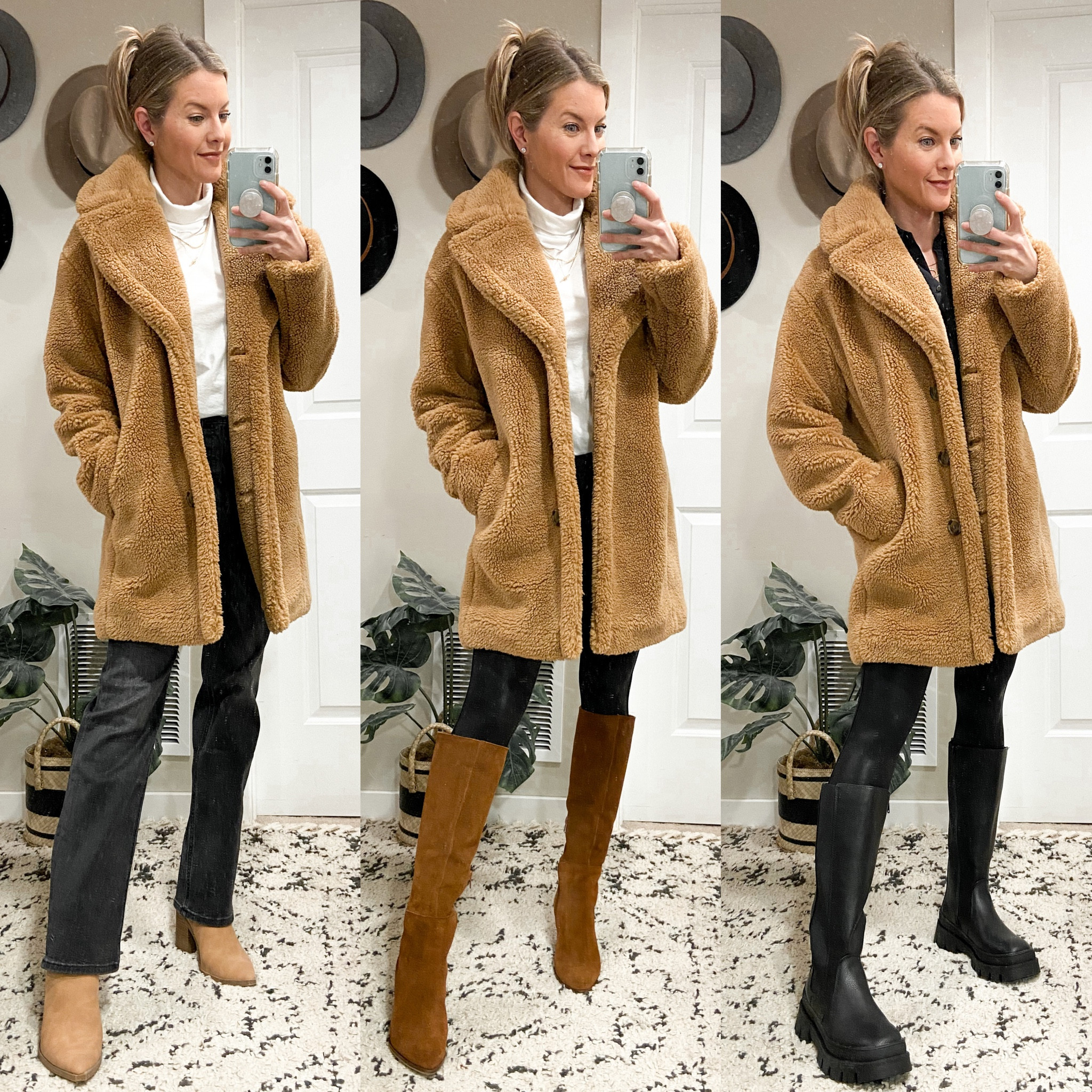 Sherpa Winter Coat styled 3 ways

#LTKunder100 #LTKSeasonal #LTKstyletip