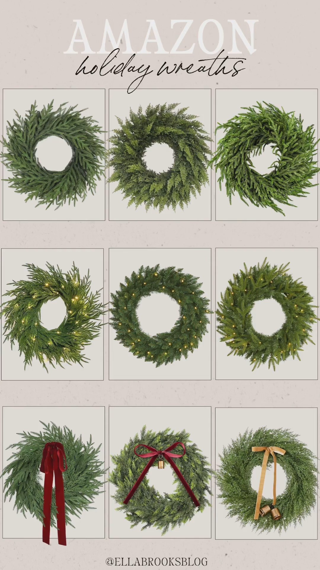 Amazon holiday wreaths!

Amazon home decor, Christmas decor, faux greenery

#LTKHome #LTKHoliday #LTKStyleTip