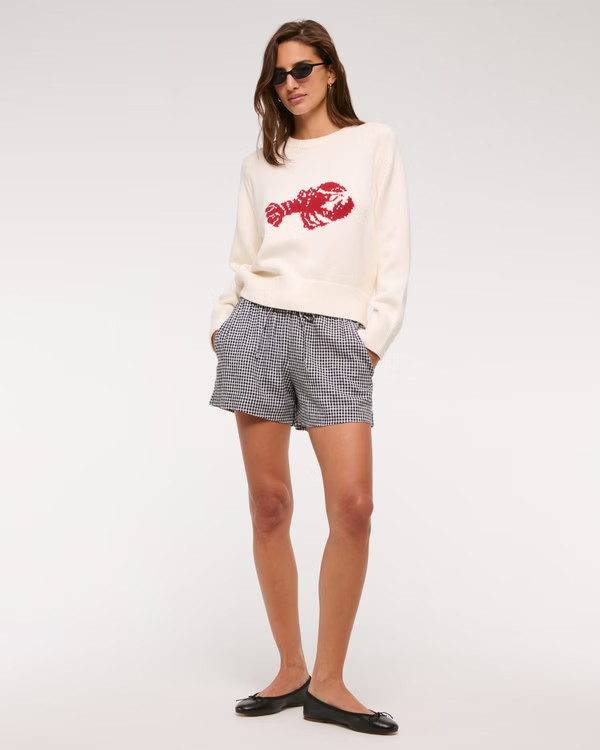 The A&F Madeline Lobster Crew Sweater | Abercrombie & Fitch (US)