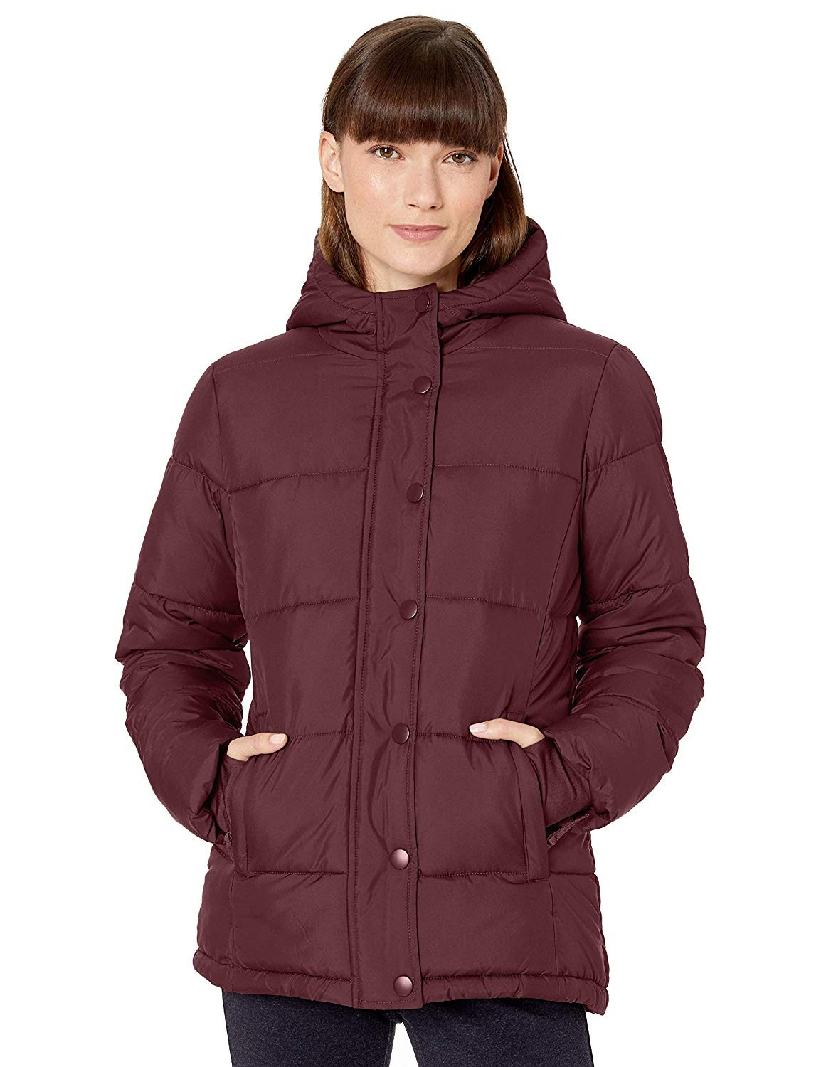 Amazon Essentials Women's Heavy-Weight Hooded Puffer Coat | Amazon (US)